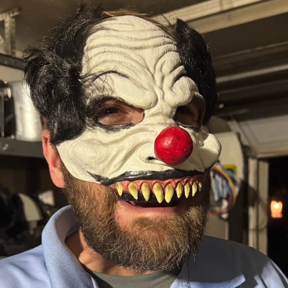 New adult latex scary face mask Halloween